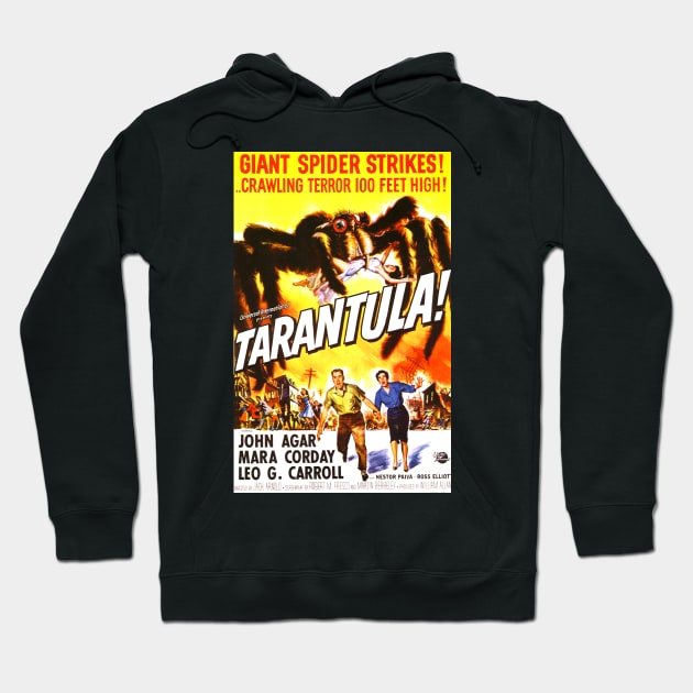 Classic Science Fiction Movie Poster - Tarantula Hoodie by Starbase79